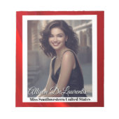 Bloc-note Ruby Shine Pageant Autographe (Devant)