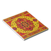 Bloc-note RUG PERSIEN - Rouge et Jaune (Incliné)