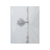 Bloc-note Rural winter road (Tourné)