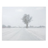 Bloc-note Rural winter road (Devant)