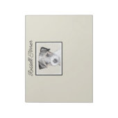 Bloc-note Russell Terrier Peinture rugueuse - Art Chien orig (Tourné)