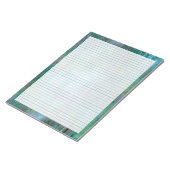 Bloc-note Rustic Blues Green - Blue College Ruled 8,5"x11" (Incliné)