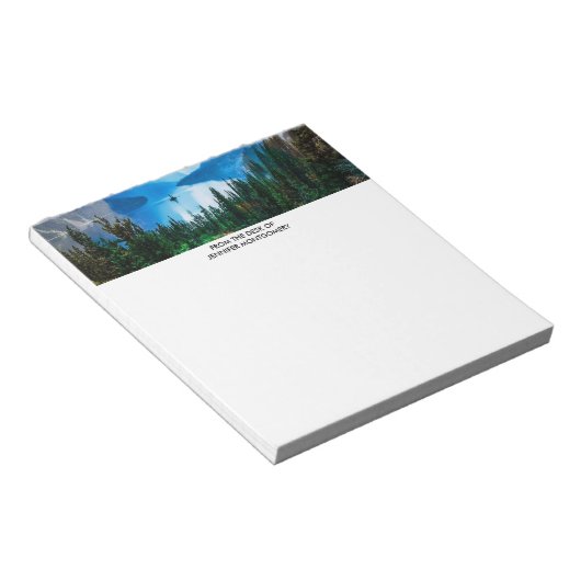 Bloc-note Rustic Country Mountains Nature Scène Photographie (Incliné)