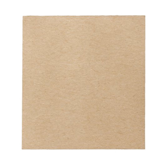 Bloc-note Rustic Kraft Simple Élégant Bohème (Devant)