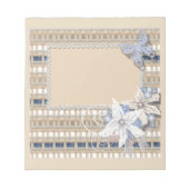 Bloc-note Rustique, mariage (Devant)