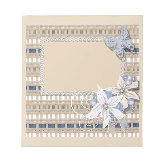 Bloc-note Rustique, mariage (Devant)