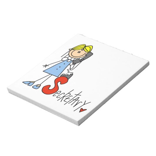 Bloc-note S est pour le secrétaire (Tourné)