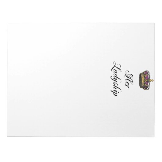 Bloc-note Sa dignité (Devant)