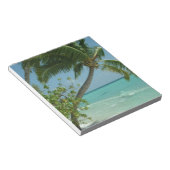 Bloc-note Sable de plage Tropical Sable Eau Soleil Océan Vag (Incliné)
