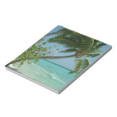 Bloc-note Sable de plage Tropical Sable Eau Soleil Océan Vag (Tourné)