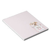 Bloc-note Sac À Main Maman Chien Rose Pâle (Incliné)