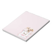 Bloc-note Sac À Main Maman Chien Rose Pâle (Tourné)