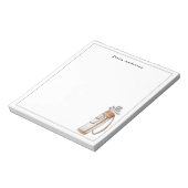 Bloc-note Sac de golf élégant Golfeurs personnalisés (Tourné)