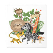 Bloc-note Safari animal (Devant)