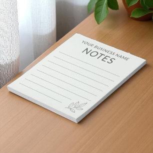 Bloc-note Sage Green Business Minimaliste Simple Botanique