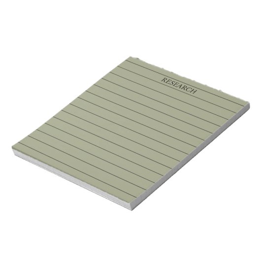 Bloc-note Sage Green Elegant & Serene Papeterie (Tourné)