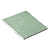 Bloc-note Sage Vert Vintage (Incliné)