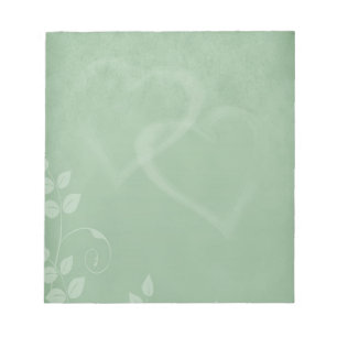 Bloc-note Sage Vert Vintage