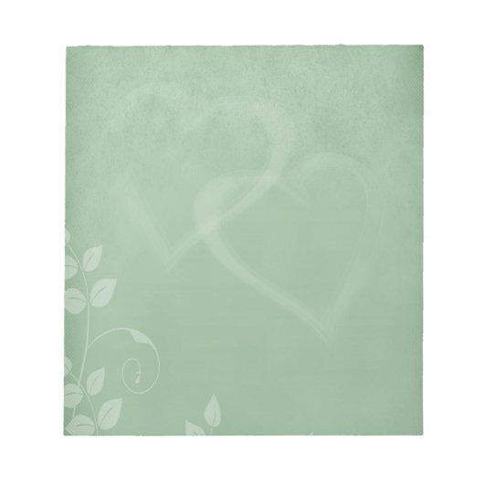 Bloc-note Sage Vert Vintage (Devant)