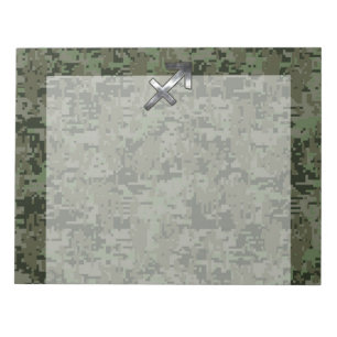 Bloc-note Sagittaire d'argent Zodiac Woodland Camion numériq
