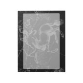 Bloc-note Sagittarius Constellation Hevelius Map on Black (Tourné)