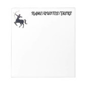 Bloc-note Sagittarius Constellation Line Art – Cosmic Zodiac (Devant)