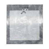 Bloc-note Sagittarius Zodiac Silver Distour Steel look (Devant)
