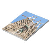 Bloc-note Sagrada Familia à Barcelone, Espagne (Tourné)