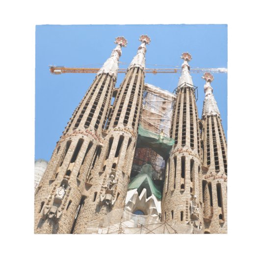 Bloc-note Sagrada Familia à Barcelone, Espagne (Devant)