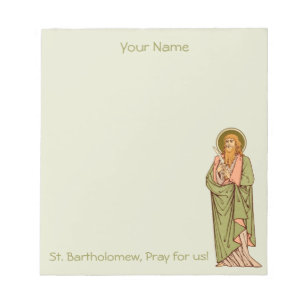 Bloc-note Saint Bartholomée l'Apôtre (RLS 03) 5,5"x6"
