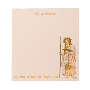Bloc-note Saint Jean-Baptiste (RLS 06) 14x15 cm