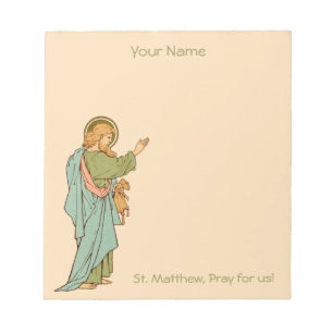 Bloc-note Saint Matthieu l'apôtre (RLS 10) 5,5 po x6