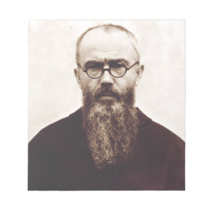 Bloc-note Saint Maximilien Kolbe prêtre catholique polonais