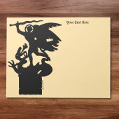 Bloc-note Saint Michael et Dragon