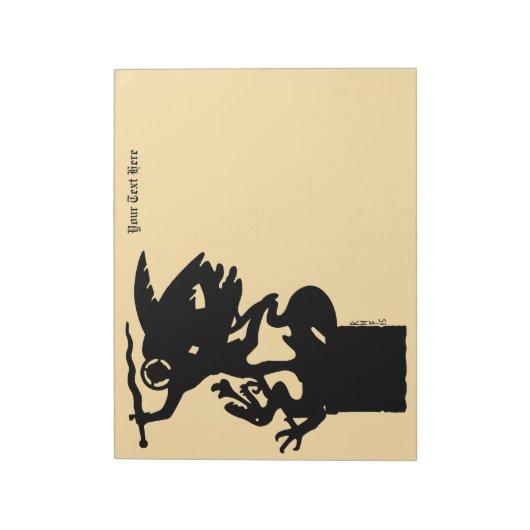 Bloc-note Saint Michael et Dragon (Tourné)