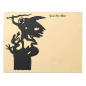 Bloc-note Saint Michael et Dragon (Devant)