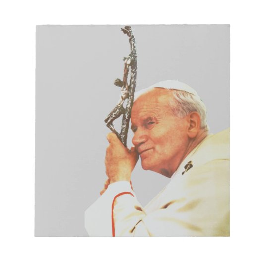 Bloc-note Saint Pape Jean-Paul II (Devant)