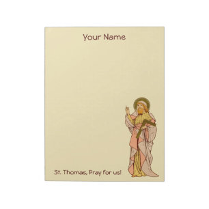 Bloc-note Saint Thomas l'Apôtre (RLS 18) 8,5 po x 11 po