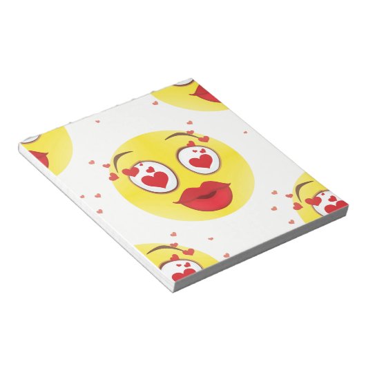 Bloc-note Saint Valentin Emoji (Incliné)