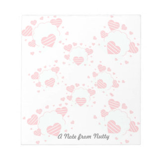 Bloc-note Saint-Valentin Joli coeur rouge