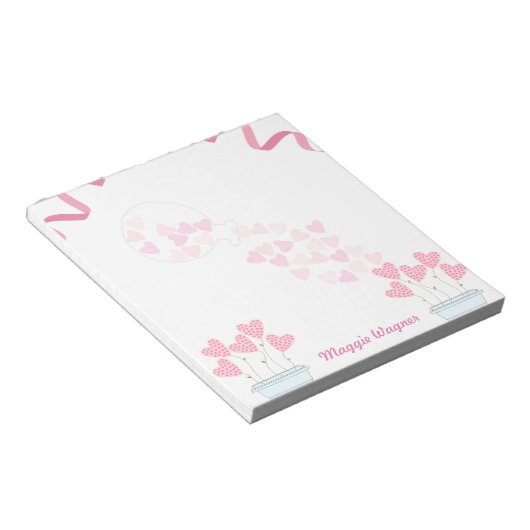 Bloc-note Saint Valentin Plutôt Coeur (Incliné)