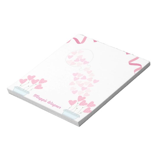 Bloc-note Saint Valentin Plutôt Coeur (Tourné)