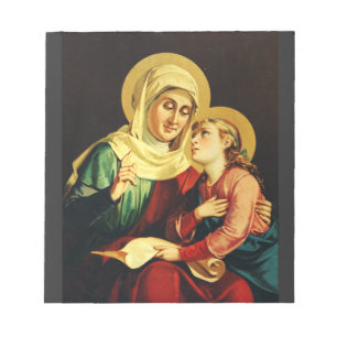 Bloc-note Sainte Anne et Vierge Marie