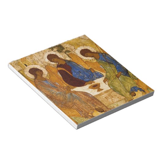 Bloc-note Sainte Trinité Icon Rublev Byzantine Catholique Ca (Incliné)
