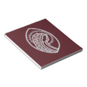 Bloc-note Sainte Vierge Marie, dentelle (Incliné)