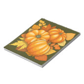 Bloc-note Saison d'automne Halloween Citrouille Motif (Tourné)