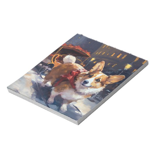 Bloc-note Saison de Noël de Corgi (Tourné)