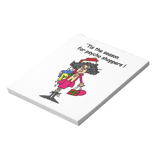Bloc-note Saison Pour Psycho Shoppers (Tourné)