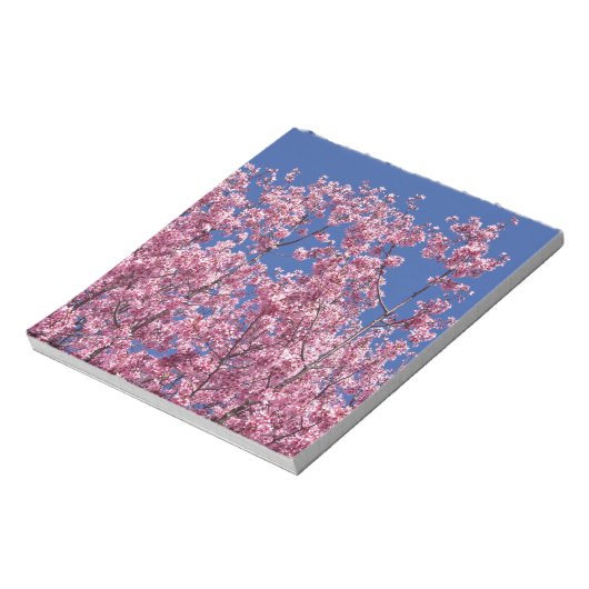 Bloc-note Sakura Cherry Fleurit Dans Le Bleu (Tourné)