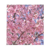 Bloc-note Sakura Pink Cherry Blossom Sky (Devant)